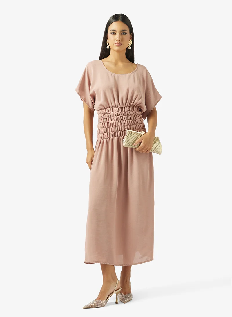 Hayas Closet  Ruched Under Abaya Dress for Women | Best Price UAE
